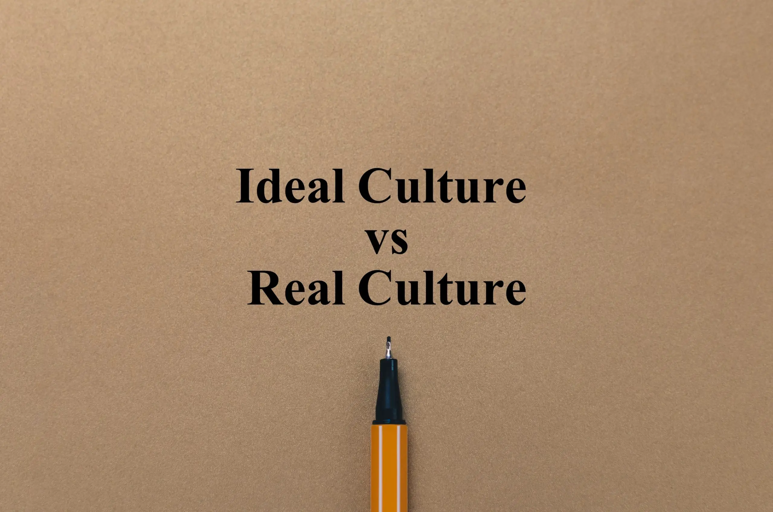 Ideal Culture vs Real Culture