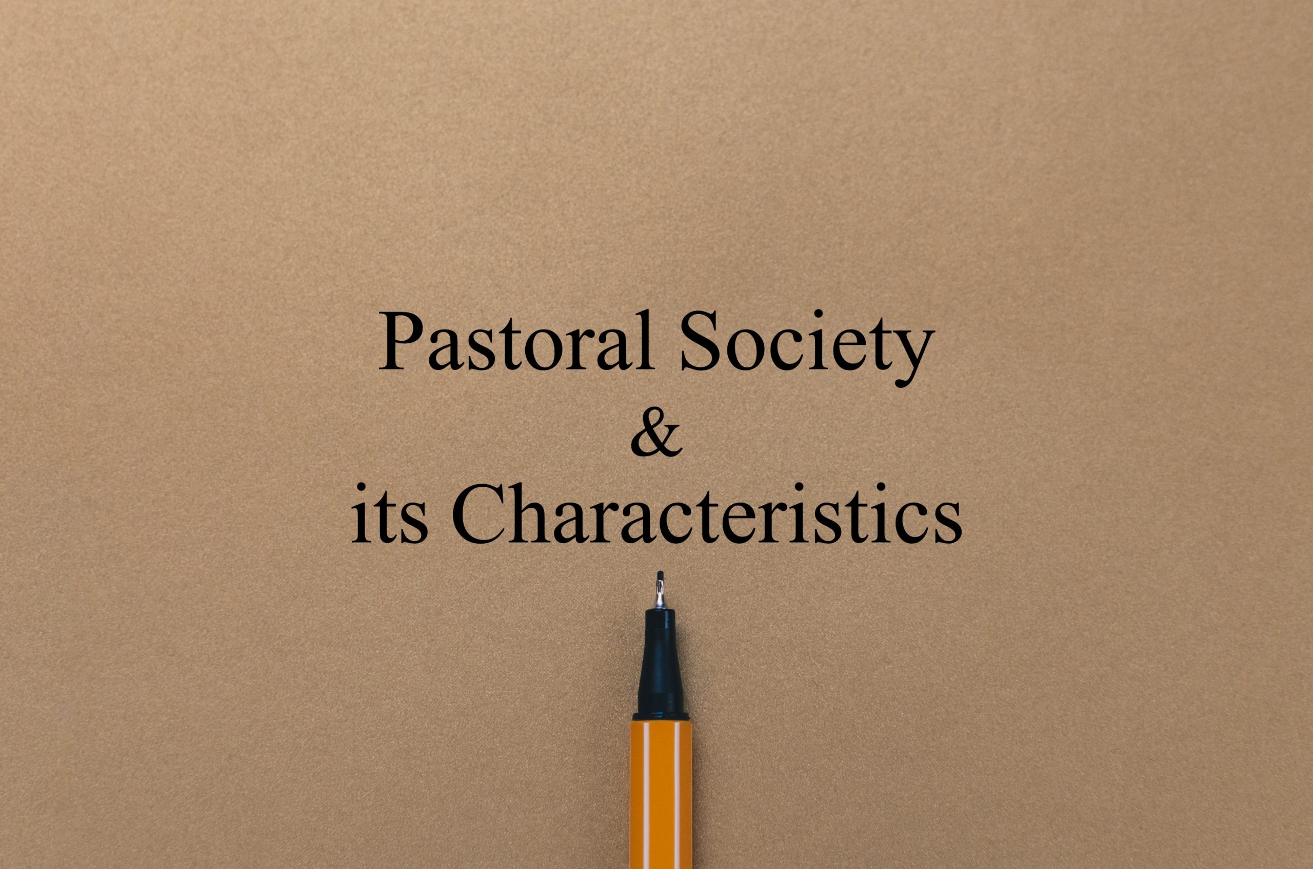 Pastoral Society