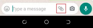 How to share location on whatsapp