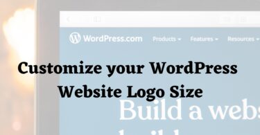 Step-by-step guide to change logo size in WordPress website